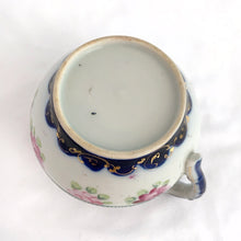 Load image into Gallery viewer, Vintage Hand Painted Cobalt Blue, Pink, Green, Gold w/ White Moriage Porcelain Creamer Japan Breakfast Brunch Lunch Dinner Dessert Entertaining Party Special Occasion Tableware Glassware Home Decor Boho Bohemian Shabby Chic Cottage Farmhouse Victorian Mid-Century Modern Industrial Retro Flea Market Style Unique Sustainable Gift Antique Prop GTA Eds Mercantile Hamilton Freelton Toronto Canada shop store community seller reseller vendor Collector Collection Collectible
