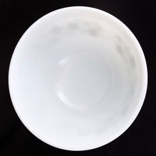 Load image into Gallery viewer, Fabulous find, in this vintage &quot;Spring Blossom Green I (Green On White)&quot; commonly referred to as &quot;Crazy Daisy&quot; is a white milk glass bowl with green flowers. This is a 402, 1-1/2 quart beauty! Produced by Corning between 1972 to 1979 and again between 1979 to 1981.  In excellent condition, no chips or cracks. Barely looks used and the green is still shiny and vibrant.  Measures 7-1/4&quot; x 3-1/2&quot;
