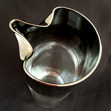 Load image into Gallery viewer, Vintage mid-century silver fade glass martini cocktail pitcher. Produced by Vitreon Queen’s Lusterware, Ltd. in Brooklyn, New York circa 1960.  In excellent condition, free from chips/wear.  Measures 2-7/8&quot; x 10&quot;
