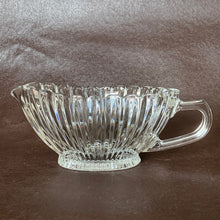 Load image into Gallery viewer, Mikasa Crystal Sauceboat Modern Glassware Tableware Entertain Dinner Meal Special Occasion Hostess Housewarming  Home Decor Boho Bohemian Shabby Chic Cottage Farmhouse Mid-Century Modern Industrial Retro Flea Market Style Unique Sustainable Gift Antique Prop GTA Hamilton Toronto Canada shop store community seller reseller vendor
