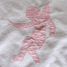 Load image into Gallery viewer, Vintage Cupid Applique Pillowcase
