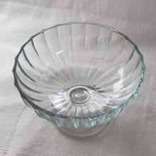 Load image into Gallery viewer, Vintage Pedestal Pressed Glass Fluted Dish Trinket Shabby Chic Home Decor Clear
