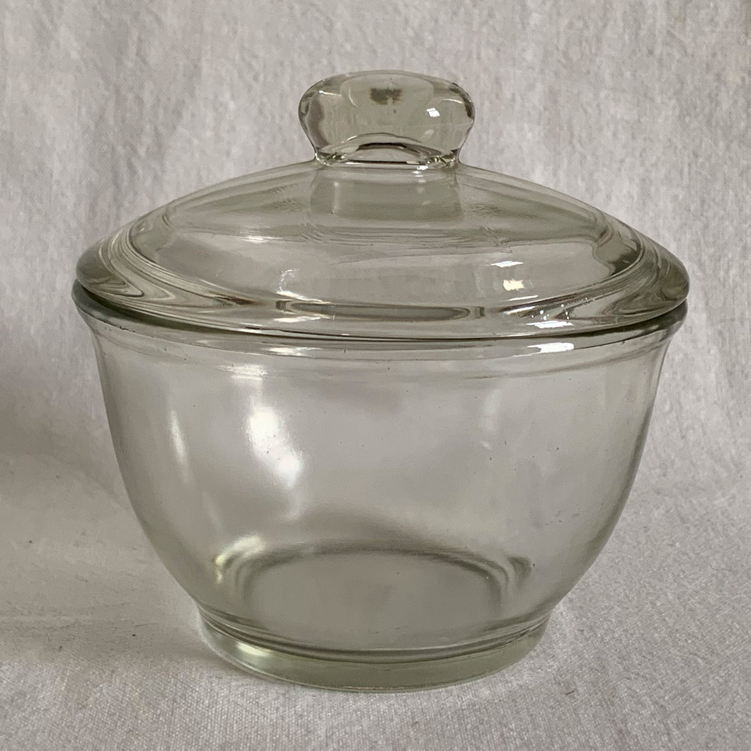 Vintage Pressed Glass Apothecary Jar